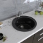 Кухонная мойка MIXLINE ML-GM Gloss 01 черный 2