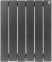 Радиатор биметаллический ROYAL THERMO Pianoforte 500 Noir Sable 6секций 0