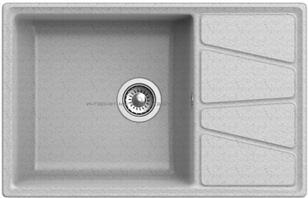 Кухонная мойка GRANFEST Vertex GF-V-780L серый