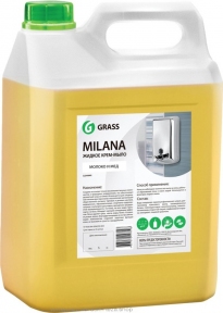 Жидкое мыло GRASS Milana молоко и мед (5 кг)