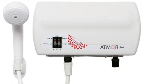 Электрический проточный водонагреватель ATMOR BASIC 5 KW SHOWER