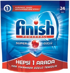 Таблетки для посудомоечных машин FINISH All in 1 Max 24шт
