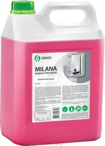 Жидкое мыло GRASS Milana спелая черешня (5 кг)