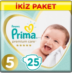Подгузники PAMPERS Prima Premium Care 5 (11-16 кг) 25шт