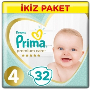 Подгузники PAMPERS Prima Premium Care 4 (9-14 кг) 32шт