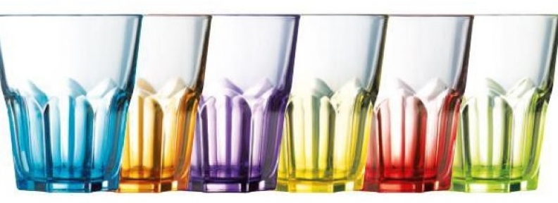 Набор стаканов Luminarc Crazy Colors H8299