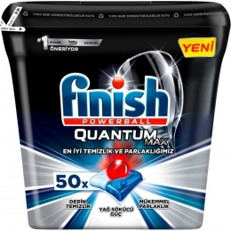 Таблетки для посудомоечных машин FINISH Quantum MAX 50шт