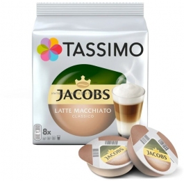 Кофе в капсулах TASSIMO JACOBS Latte Macchiato Classico 8шт