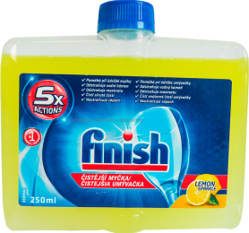 Очиститель для посудомоечных машин FINISH Лимон 250мл