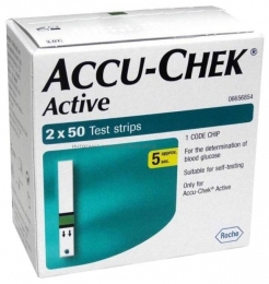 Тест-полоски Accu-Chek Active №100