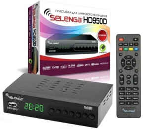 ТВ ресивер SELENGA DVB-T2 HD950D